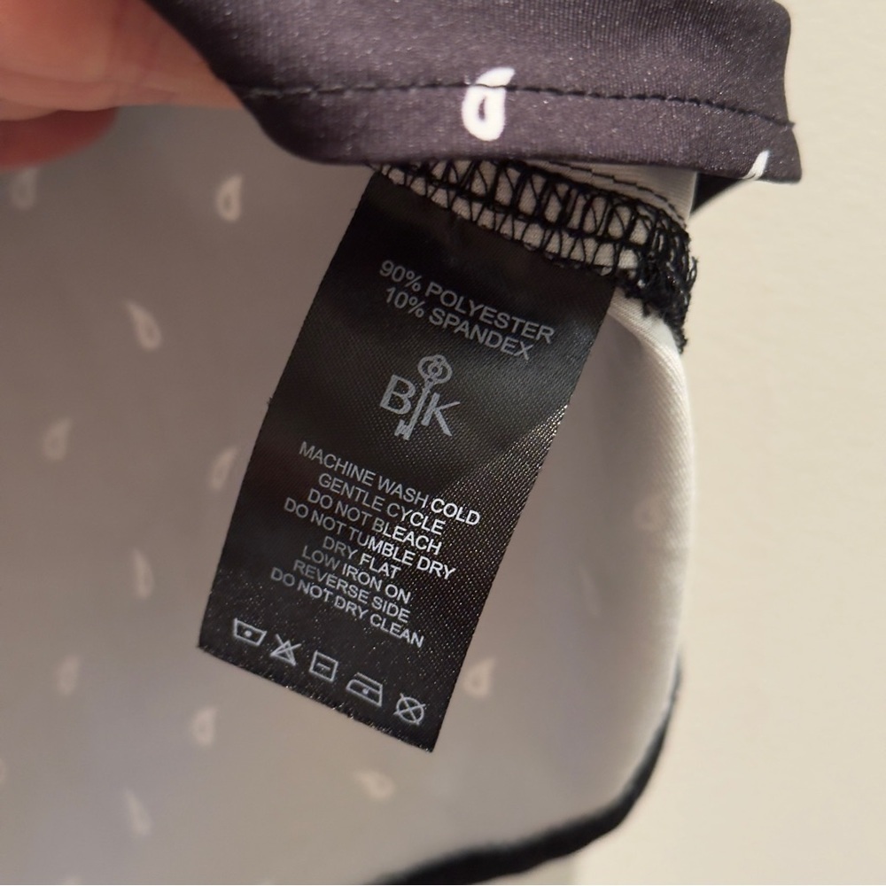 Belyn Key Mid Ocean Golf Club Bermuda Paisley Polo Shirt Size Small Women’s - Picture 5 of 6